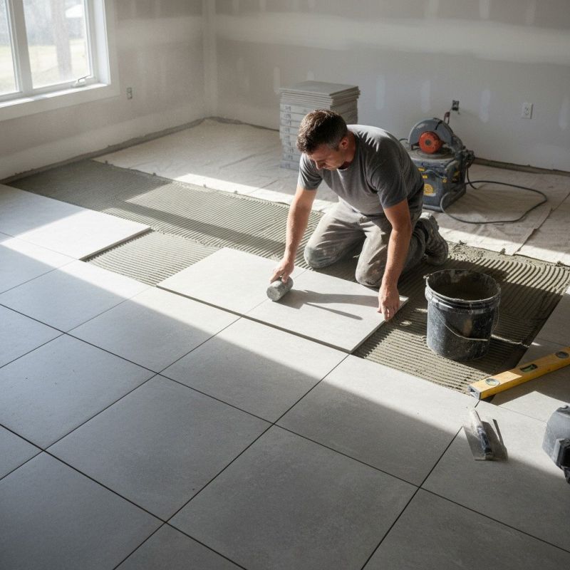 Local Ceramic Tile Floor pros at work